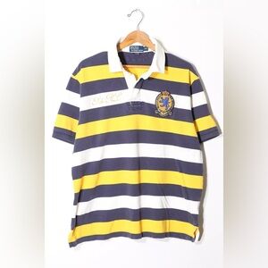 Polo Ralph Lauren vintage Short Sleeve Pique Rugby Collar Polo Shirt size XXL